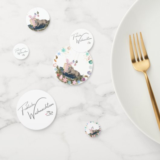 Tisch Konfetti Weihnachtsmotiv mit Pferd Confetti (Groep)