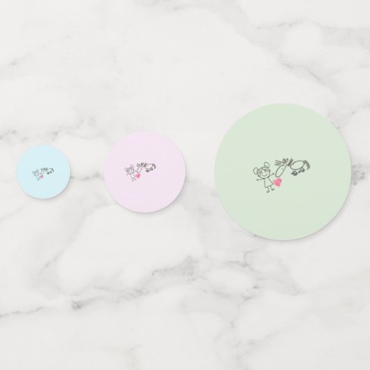 Tischdekoration, Osterdekoration Konfetti Confetti (Achterkanten)