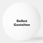 Tischtennisbälle Selbst Gestalten -  Pingpongbal (Voorkant)