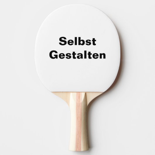 Tischtennisschläger Selbst Gestalten - Tafeltennisbatje (Voorkant)