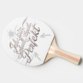 Tischtennisschläger – Sportlich, dynamisch 💕 Tafeltennisbatje (Zijkant)