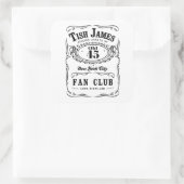 Tish James Fan Club Vierkante Sticker (Tas)