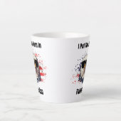 Tism in patriottisme latte mok (Voorkant)
