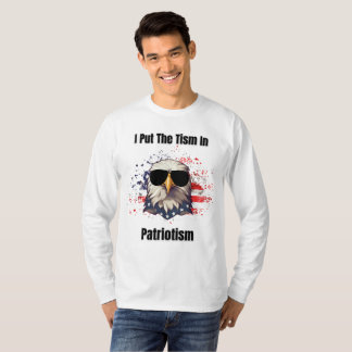 Tism in patriottisme t-shirt
