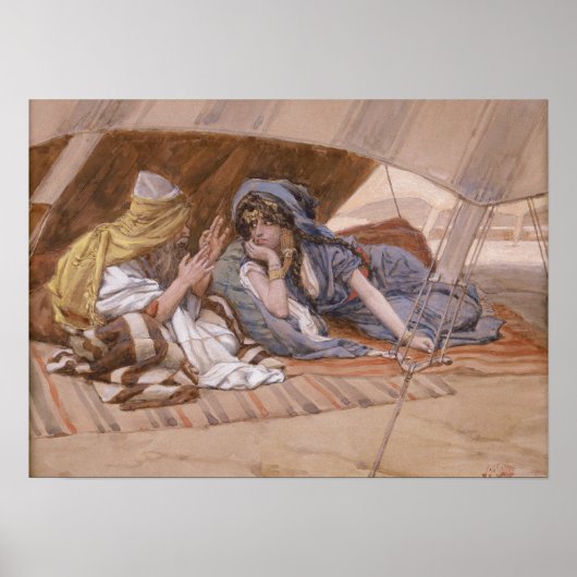 Tissot - Abrams advies aan Sarai Poster (Voorkant)