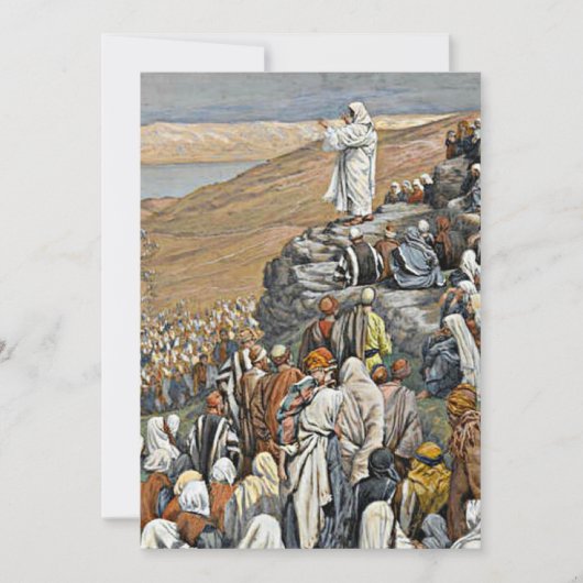 Tissot - De Bergrede Feestdagenkaart (Voorkant)