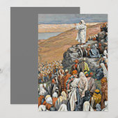 Tissot - De Bergrede Feestdagenkaart (Voorkant / Achterkant)