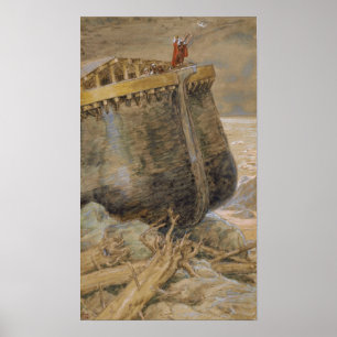 Tissot - De Duif Keert Terug Naar Noach 1896 Poster