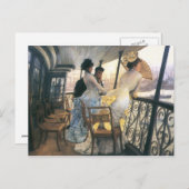 Tissot: De galerij van de H.M.S. Calcutta Briefkaart (Voorkant / Achterkant)