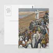 Tissot - De preek op de berg Briefkaart (Voorkant / Achterkant)