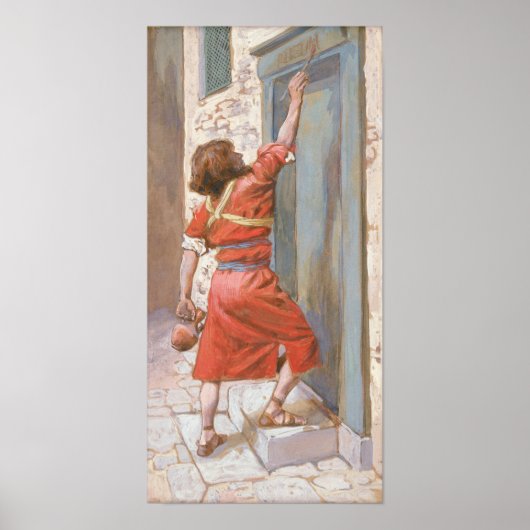 Tissot - De Tekens Op De Deur Poster (Voorkant)