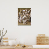 Tissot - Jacob treurt om zijn zoon Joseph Poster (Keuken)