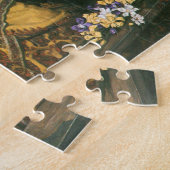 Tissot: Jonge Dame in een Boot Legpuzzel (Zijkant)