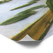 Tissot: Jonge dame in een boot Poster (Hoek)