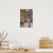 Tissot - Jozef interpreteert de dromen terwijl hij Poster (Keuken)