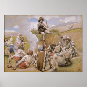 Tissot - Jozef onthult zijn droom aan zijn broers Poster