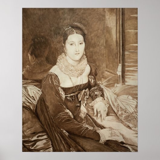 Tissot - Mme Senonnes Poster (Voorkant)
