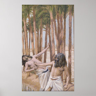 Tissot - Mozes Doodt Een Egyptenaar 1896 Poster