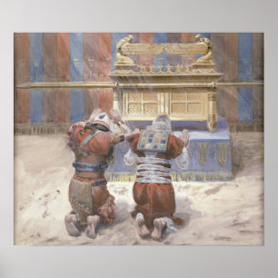 Tissot - Mozes en Josua in de tabernakel 1896 Poster