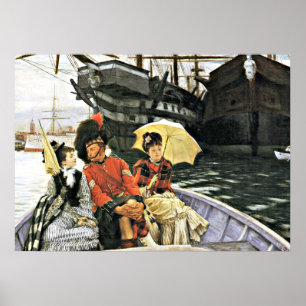 Tissot: Portsmouth Dockyard-kunstwerk Poster