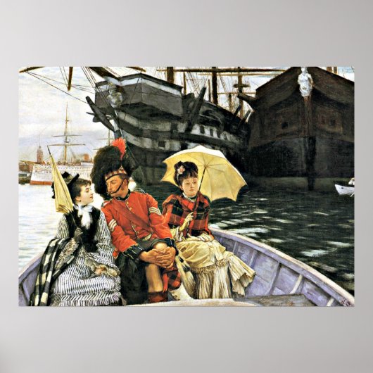 Tissot: Portsmouth Dockyard-kunstwerk Poster (Voorkant)
