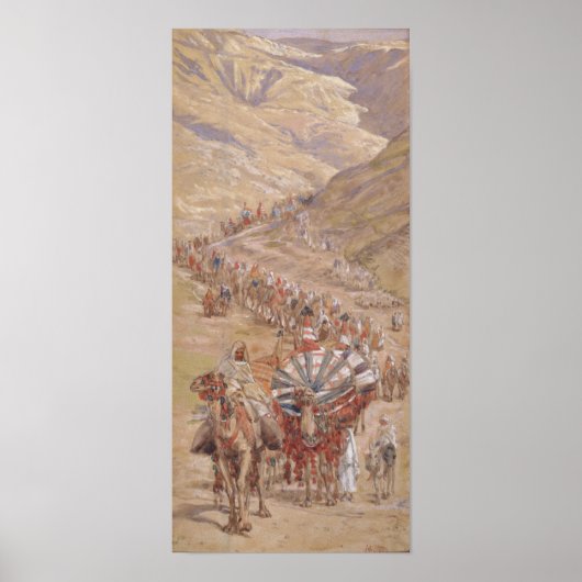Tissot - The Caravan Of Abraham Poster (Voorkant)