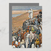 Tissot - The Sermon on the Mount Feestdagenkaart (Voorkant / Achterkant)