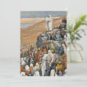 Tissot - The Sermon on the Mount Feestdagenkaart (Staand voorkant)