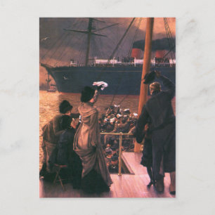 Tissot: Vaarwel op de Mersey Briefkaart