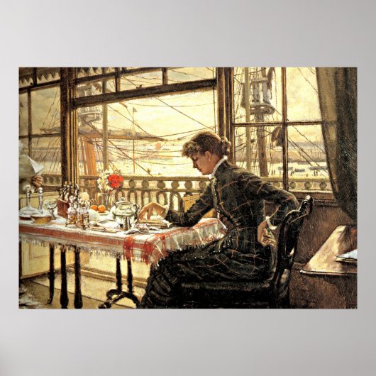 Tissot: Zaal over de haven Poster (Voorkant)