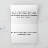 Tissot's "De geboorte van onze Here Jezus Christus Feestdagen Kaart (Binnen)