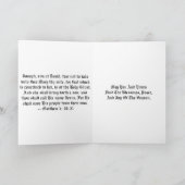 Tissot's "Het visioen van de heilige Jozef" Advent Feestdagen Kaart (Binnen)