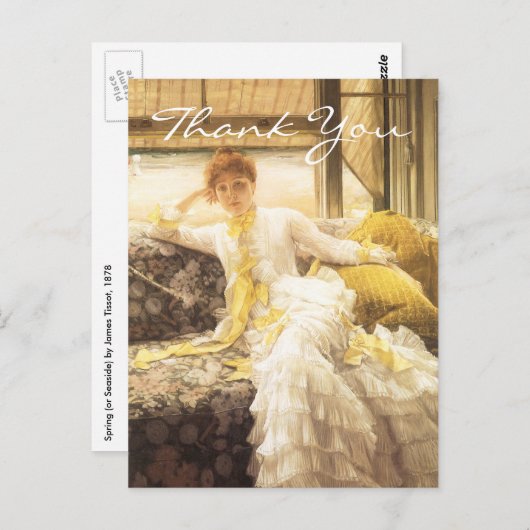 Tissot's Spring of Seaside Briefkaart (Voorkant / Achterkant)