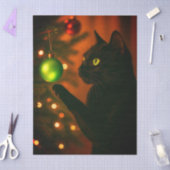 Tissue/ambachtspapier van Kerstkat Tissuepapier (Craft)