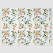 Tissue en Decoupage papier - Sinaasappels en citro (Voorkant)