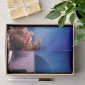 Tissue Gift Paper met Afbeelding Santorini, Grieke Tissuepapier (Geschenk)