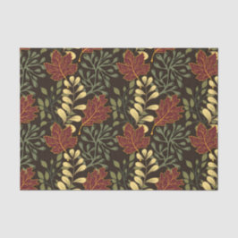 Tissue in blauw botanisch patroon in vintage-stijl tissuepapier