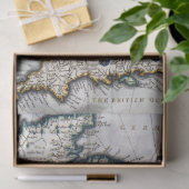 Tissue of Decoupage Paper -  kaart van Engeland Tissuepapier (Geschenk)