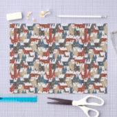 Tissue Paper (25cm x 38cm) - Christmas Houses Tissuepapier (Craft)