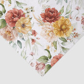 Tissue Paper (3) Gorgeous Red & Gold Peonies Tissuepapier (Detail)