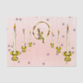 Tissue Paper Angel-kaarsen Tissuepapier (Voorkant)