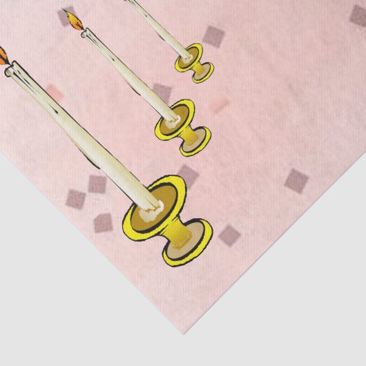 Tissue Paper Angel-kaarsen Tissuepapier (Detail)