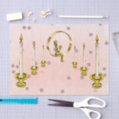 Tissue Paper Angel-kaarsen Tissuepapier (Craft)