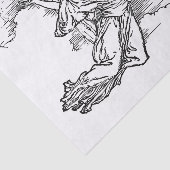 tissue paper angel tissuepapier (Detail)