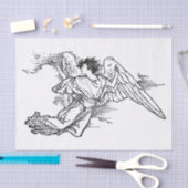 tissue paper angel tissuepapier (Craft)