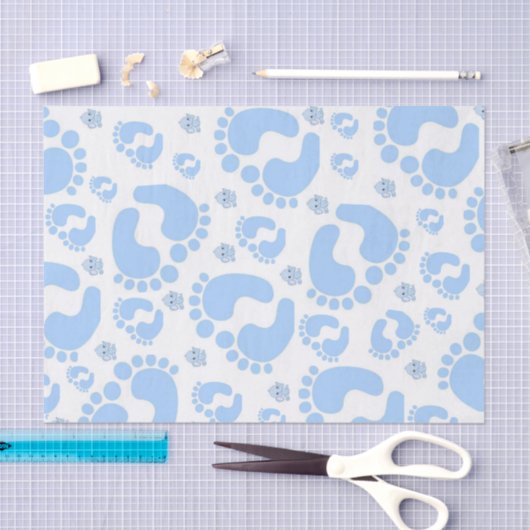 Tissue Paper Baby Voeten Jongen Olifant Tissuepapier (Craft)