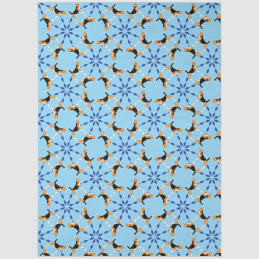Tissue Paper Beagle honden Tissuepapier (Voorkant)