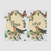 Tissue Paper Bird  Tissuepapier (Voorkant)