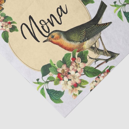 Tissue Paper Bird  Tissuepapier (Detail)