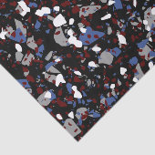 Tissue Paper Black Terrazzo Tissuepapier (Detail)